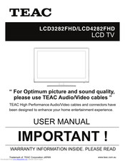 Teac LCD4282FHD User Manual