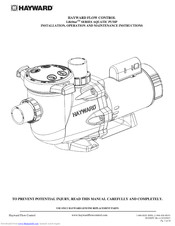 Hayward LifeStar Series Installation & Operation Manual