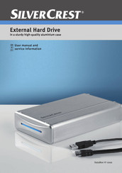 Silvercrest External Hard Drive User Manual And Service Information