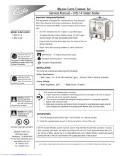 Curtis WB-14-12 Service Manual