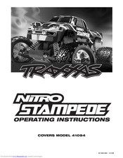 Traxxas Nitro Stampede 41094 Operating Instructions Manual