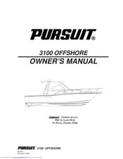 Pursuit 3100 Offshore Owner's Manual