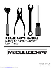 McCulloch 14596 Repair Parts Manual