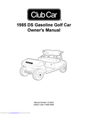 Club Car DS Electric Golf Car 1985 Owner's Manual