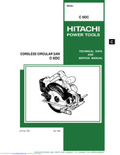 Hitachi C 6DC Technical Data And Service Manual