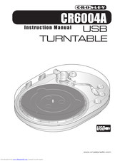 Crosley CR6004A Instruction Manual
