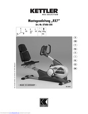 Kettler RX7 Assembly Instructions Manual