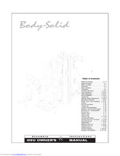 Body Solid G9U Owner's Manual