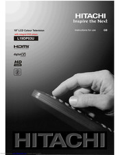 Hitachi L19DP03U Instructions For Use Manual
