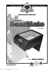 Holland Grill SearMate BHA136SU1 Instruction Manual