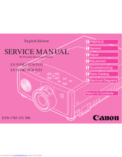Canon LV-5110U Service Manual