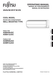 Fujitsu AOBR09JGC Operatiing Manual