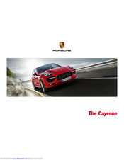 Porsche Cayenne User Handbook Manual