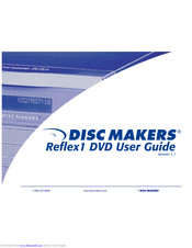 Disc Makers Reflex1 User Manual