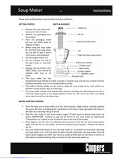 Coopers of Stortford 9274 Instructions Manual