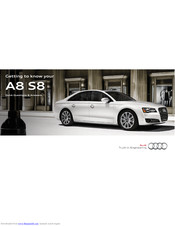 Audi S8 Manuals | ManualsLib