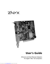 ZNYX NetBlaster? ZX312T-MAC User Manual