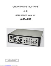 Nagra EMP Operating Instructions And Reference Manual