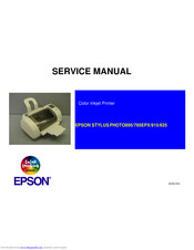 Epson Stylus Photo895 Service Manual