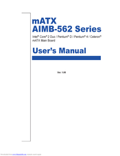 mATX AIMB-562 Series User Manual