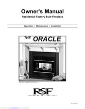 RSF Woodburning Fireplaces The oracle Owner's Manual