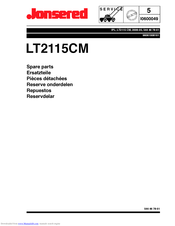 Jonsered LT2115CM Spare Parts