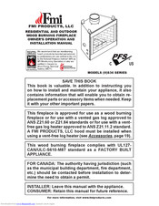 FMI (V)S36 Series Owner's Operation And Installation Manual