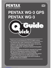 Pentax WG-3 GPS Quick Manual