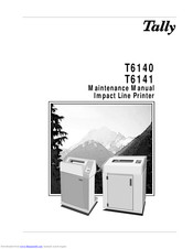 Tally T6141 Maintenance Manual
