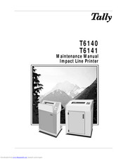 Tally T6140 Maintenance Manual