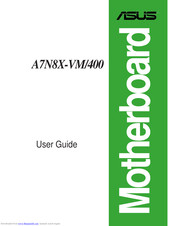 Asus A7N8X-VM 400 User Manual