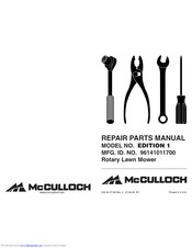 McCulloch 96141011700 Repair Parts Manual