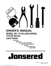 Jonsered LT14A Owner's Manual