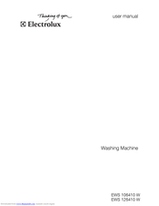 Electrolux EWS 126410 W User Manual