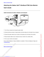 Dell UltraScan P780 User Manual