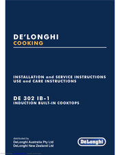 DeLonghi DE 302 IB-1 Installation And Service Instructions Use And Care Instructions