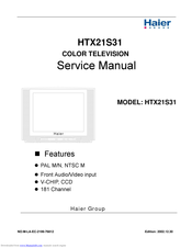 Haier HTX21S31 Service Manual