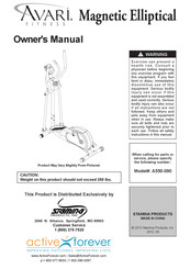 Avari Fitness A550-090 Owner's Manual