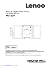 LENCO MCI-220 Instruction Manual