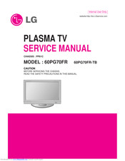 LG 60PG70FR Service Manual