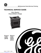 GE JDP46 Technical Service Manual