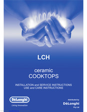 DeLonghi ceramic COOKTOPS Use And Care Instructions Manual