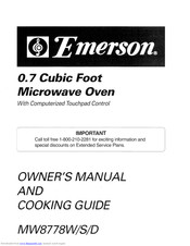 Emerson MW8778D Owner's Manual