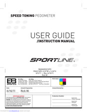 Sportline Speed toning User Manual