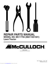 McCulloch MC115T94 Repair Parts Manual
