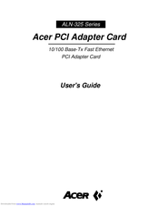 Acer ALN-325 Series User Manual