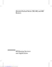 HP Series 400 Services And Applications