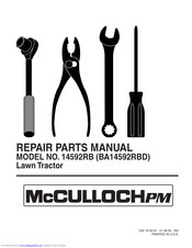 McCulloch 14592RB Repair Parts Manual