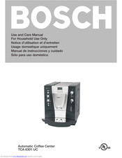 Bosch TCA 6301 UC User And Care Manual
