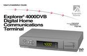 Scientific Atlanta Explorer 4000DVB User's Installation Manual